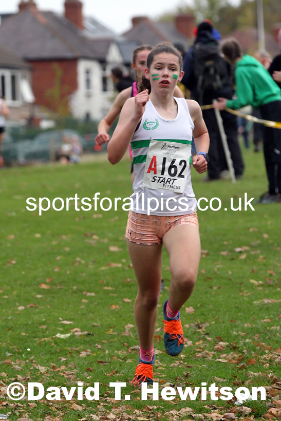 Girls under-15s Northern Cross Country Relays, Graves Park, Sheffield. Photo: David T. Hewitson/Sports for All Pics